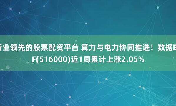 行业领先的股票配资平台 算力与电力协同推进!数据ETF(516000)近1周累计上涨2.05%